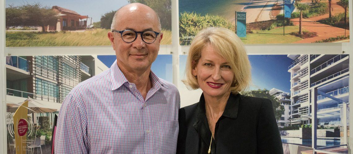 Place Design Group Chairman Ian Klug AM and Non-Executive Director Catherine Gallagher
